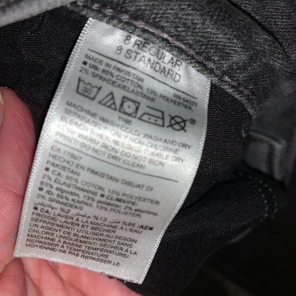 WOMENS SIZE 8 JEANS ROCKSTAR MID RISE - Picture 5 of 6